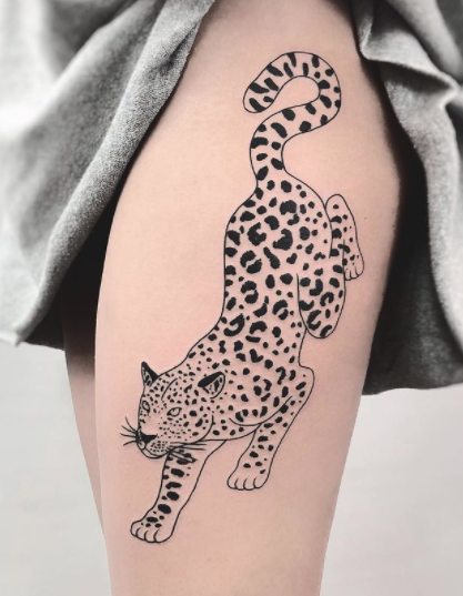 Cheetah Tattoo 1