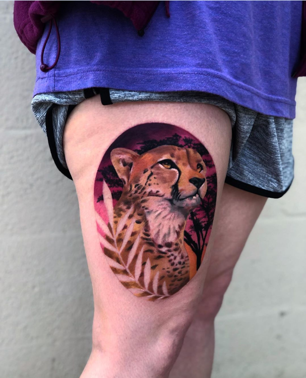 Cheetah Tattoo 11