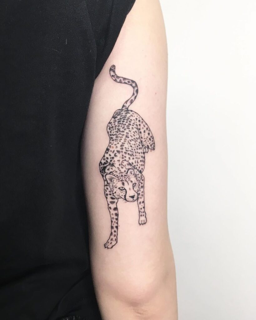 Cheetah Tattoo 124