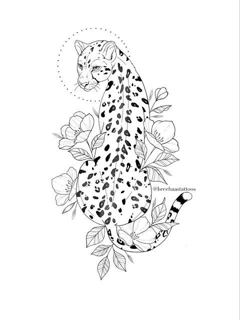 Cheetah Tattoo 126