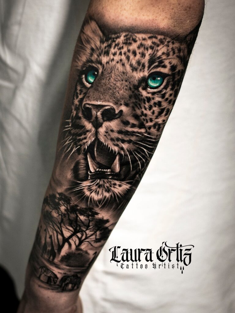 Cheetah Tattoo 195