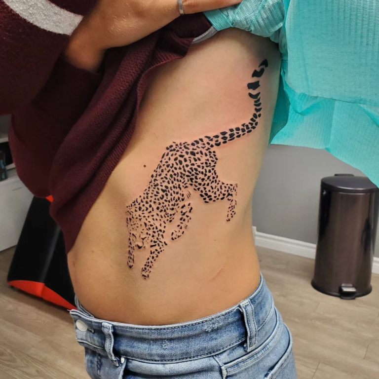 210 Beautiful Cheetah Tattoo Designs 2023 TattoosBoyGirl   Cheetah Tattoo 3 768x768 