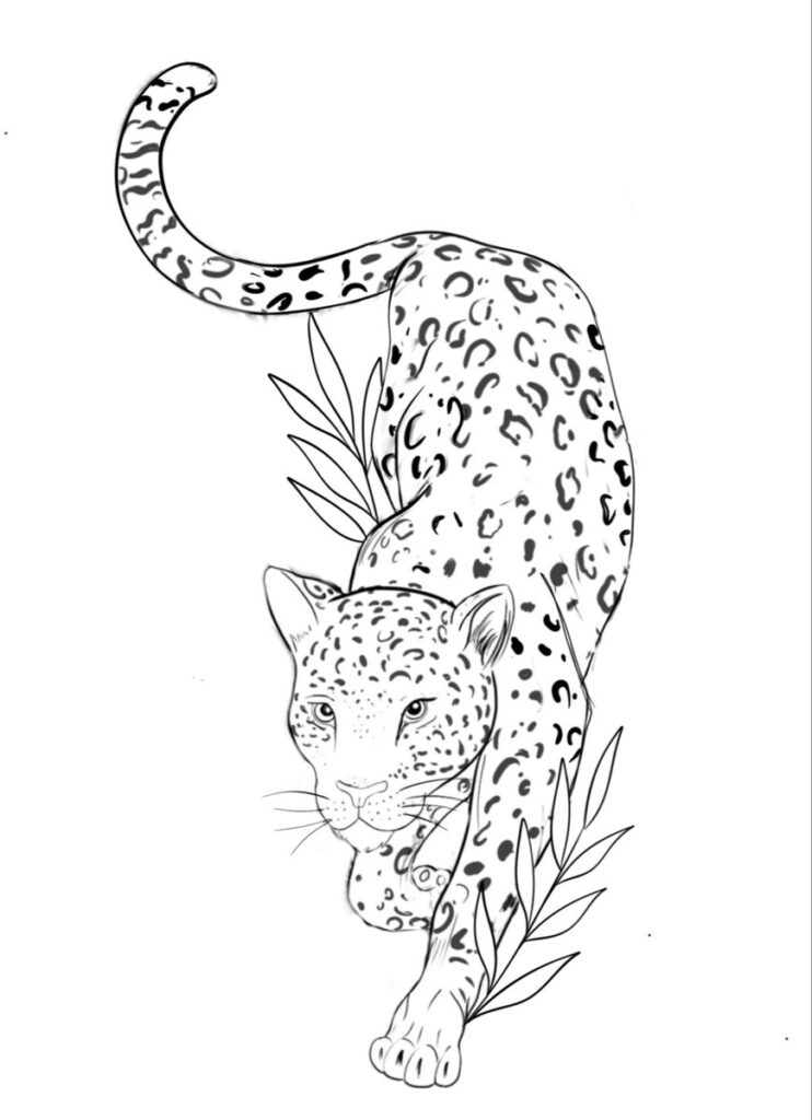 Cheetah Tattoo 43
