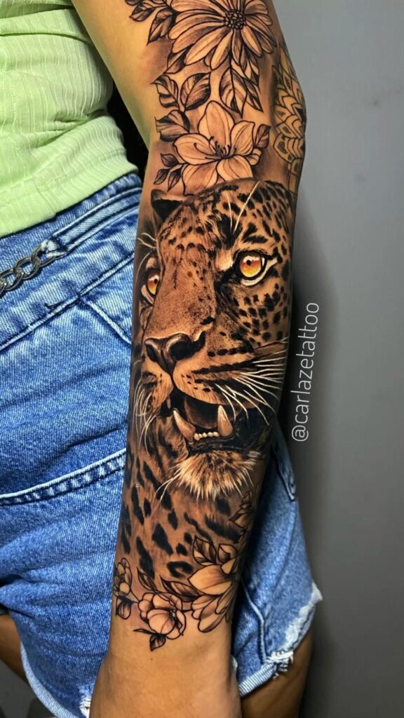 Toplist+ Beautiful Cheetah Tattoo Designs (2023) 914 Cheetah Tattoo 56