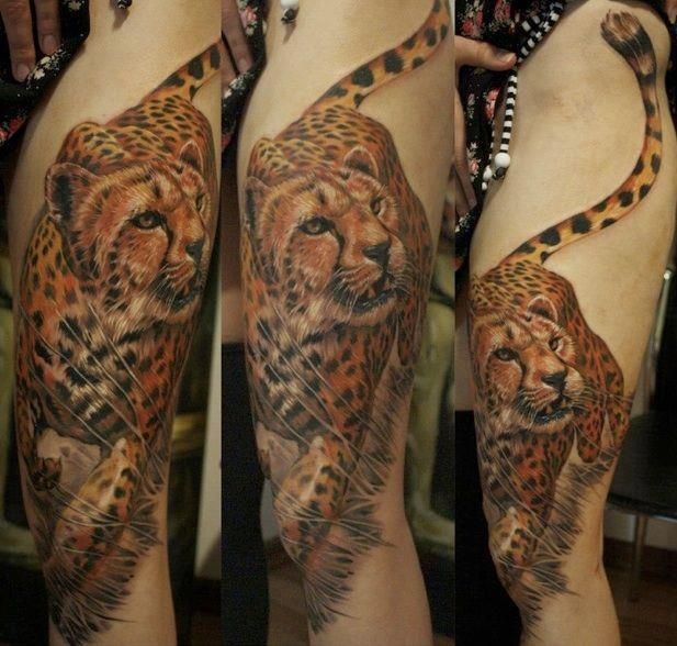 Cheetah Tattoo 77