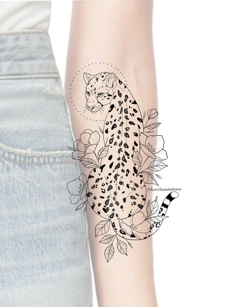 Toplist+ Beautiful Cheetah Tattoo Designs (2023) 950 Cheetah Tattoo 92