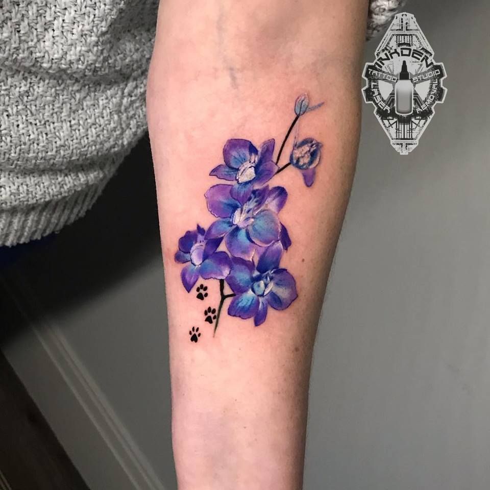 Larkspur Tattoos 58