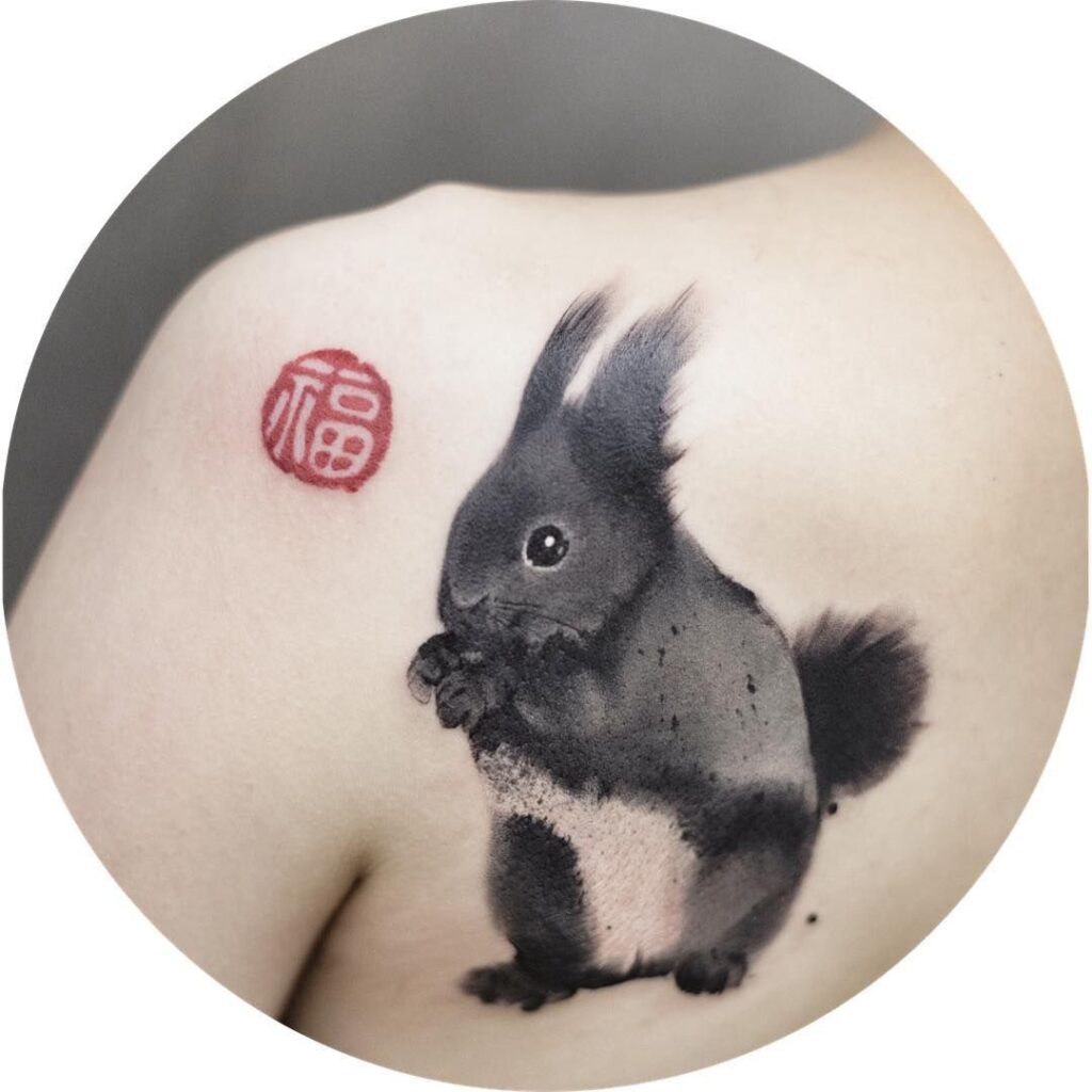Squirrel Tattoo 100