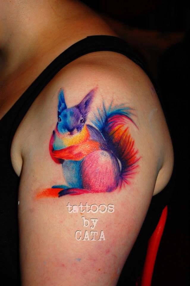 Squirrel Tattoo 103