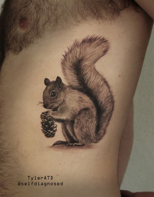 Squirrel Tattoo 105