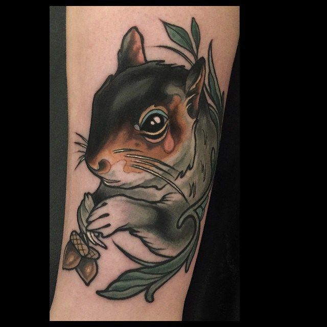 Squirrel Tattoo 106