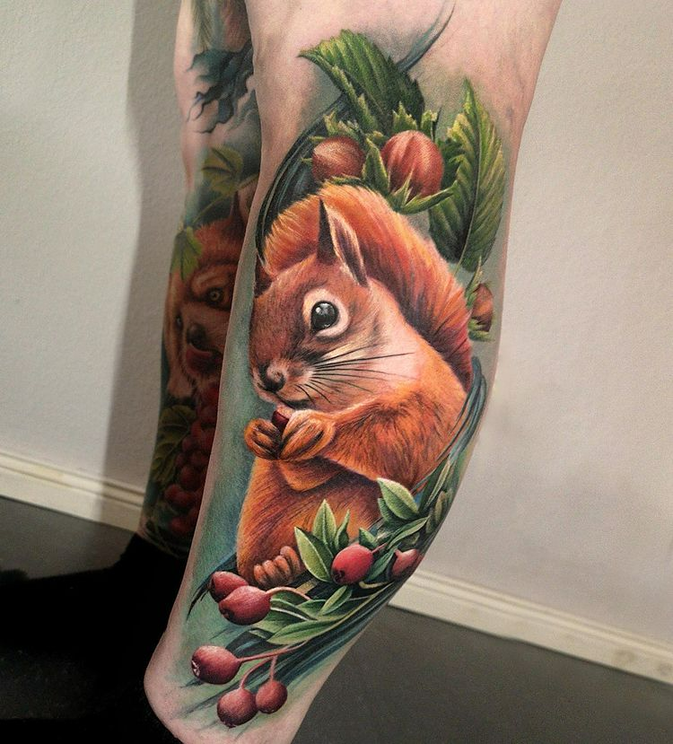Squirrel Tattoo 11