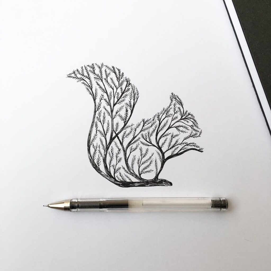 Toplist+ Cute Squirrel Tattoo Designs (2023) 1011 Squirrel Tattoo 115