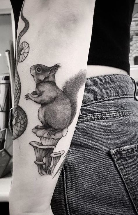 Squirrel Tattoo 120