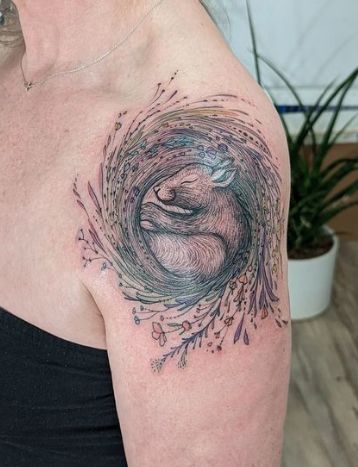 Toplist+ Cute Squirrel Tattoo Designs (2023) 1022 Squirrel Tattoo 126
