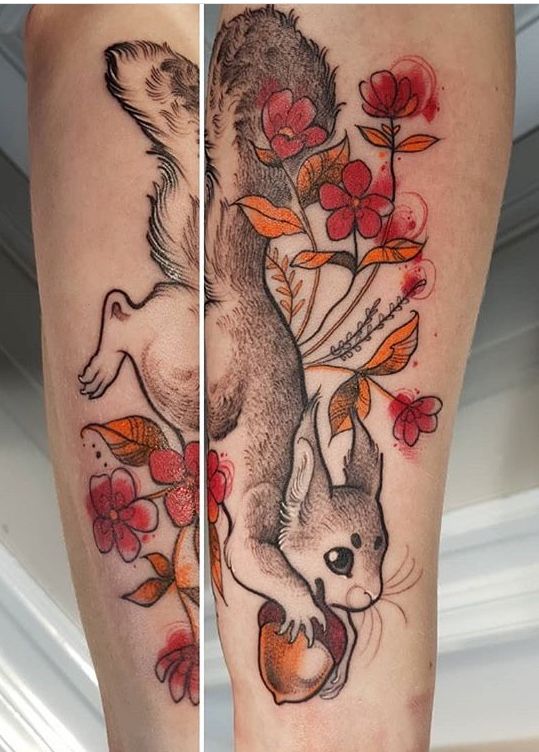 Squirrel Tattoo 129