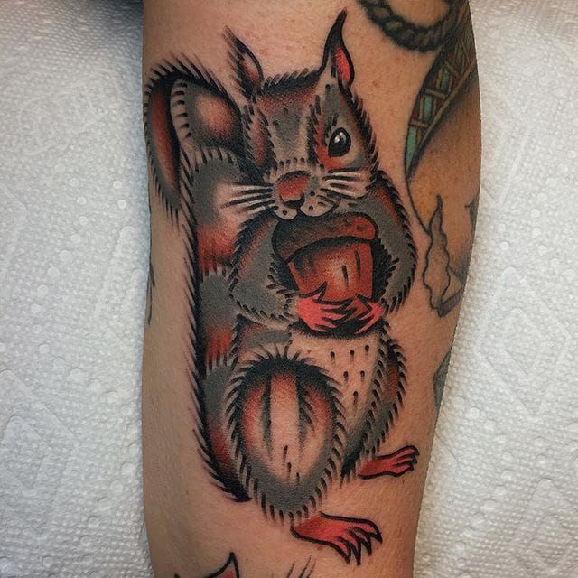 Squirrel Tattoo 134