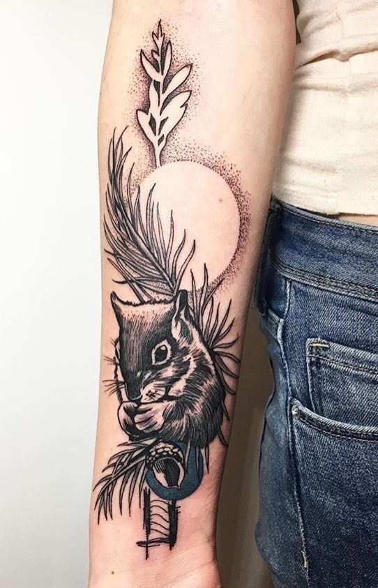 Squirrel Tattoo 137