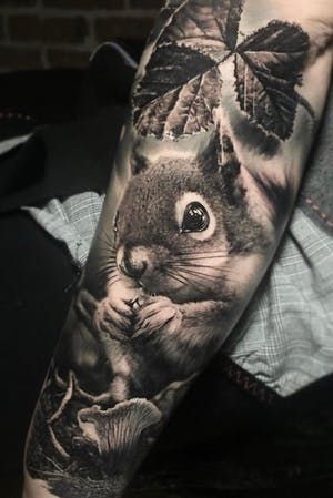 Toplist+ Cute Squirrel Tattoo Designs (2023) 1035 Squirrel Tattoo 139