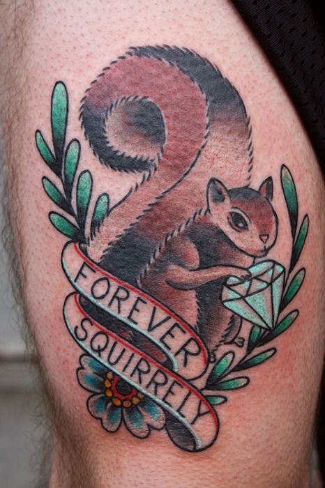 Squirrel Tattoo 142
