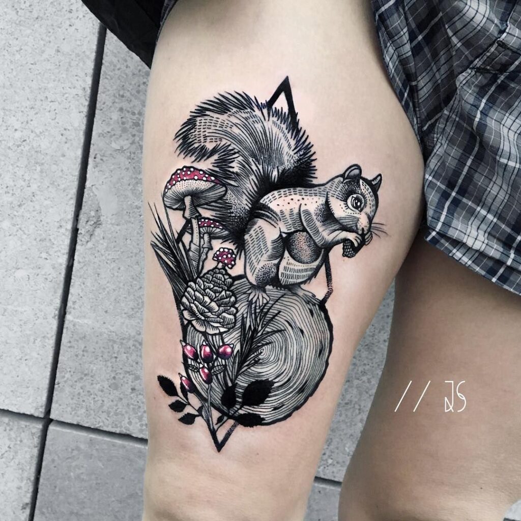 Squirrel Tattoo 145