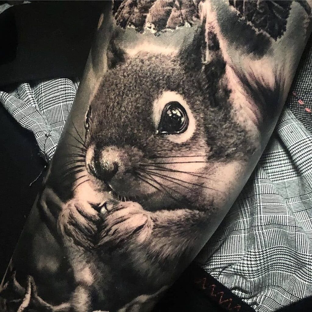 Squirrel Tattoo 147