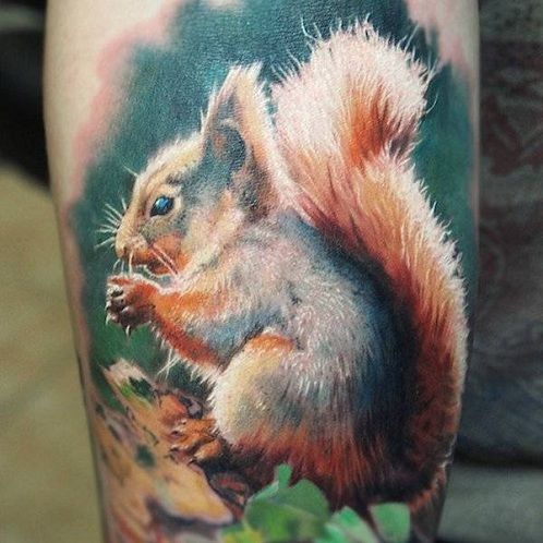 Squirrel Tattoo 148