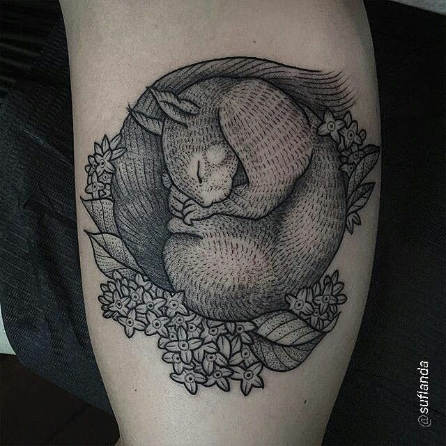 Toplist+ Cute Squirrel Tattoo Designs (2023) 912 Squirrel Tattoo 16
