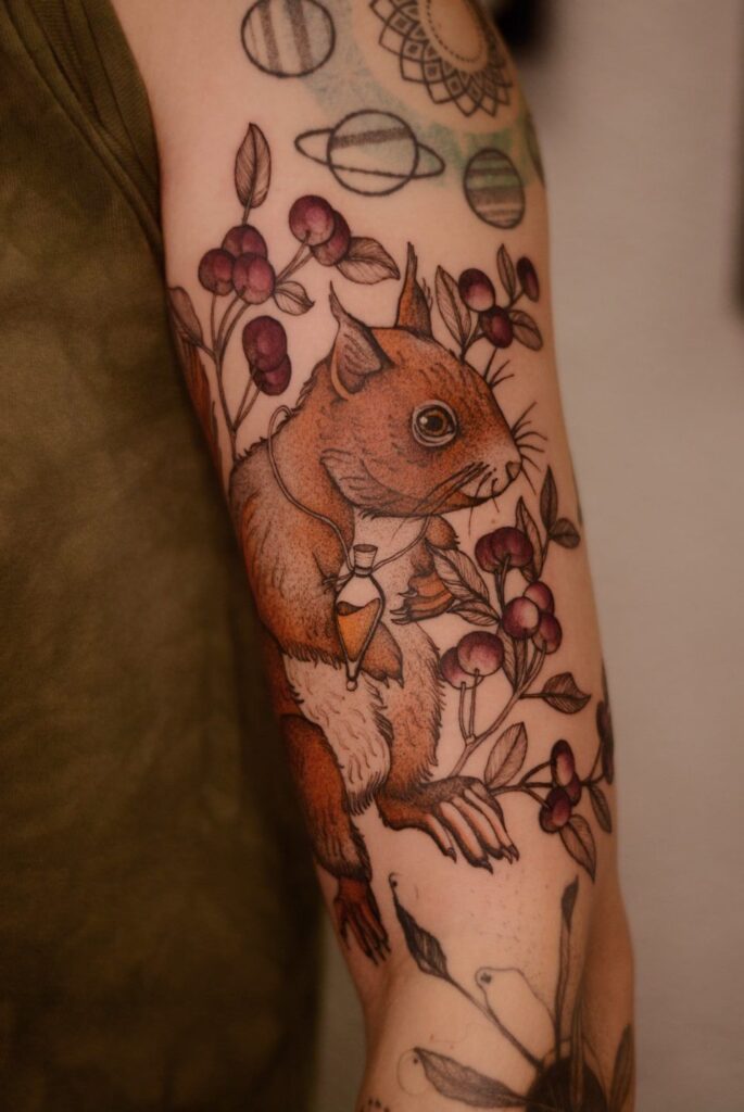 Squirrel Tattoo 161