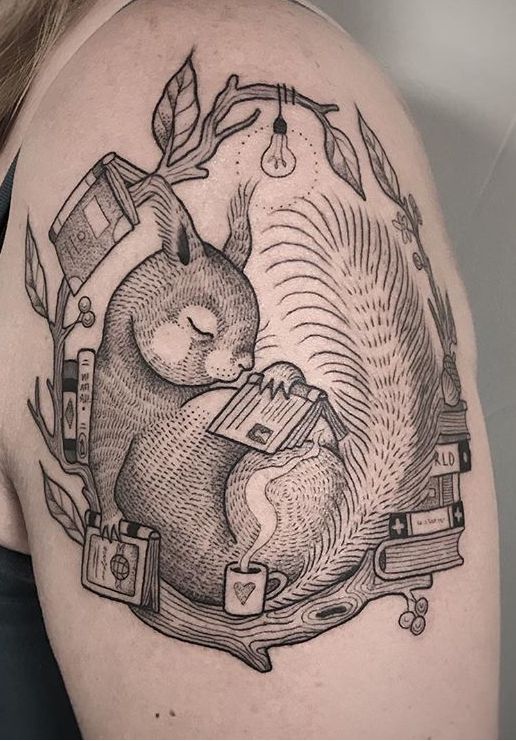 Squirrel Tattoo 170