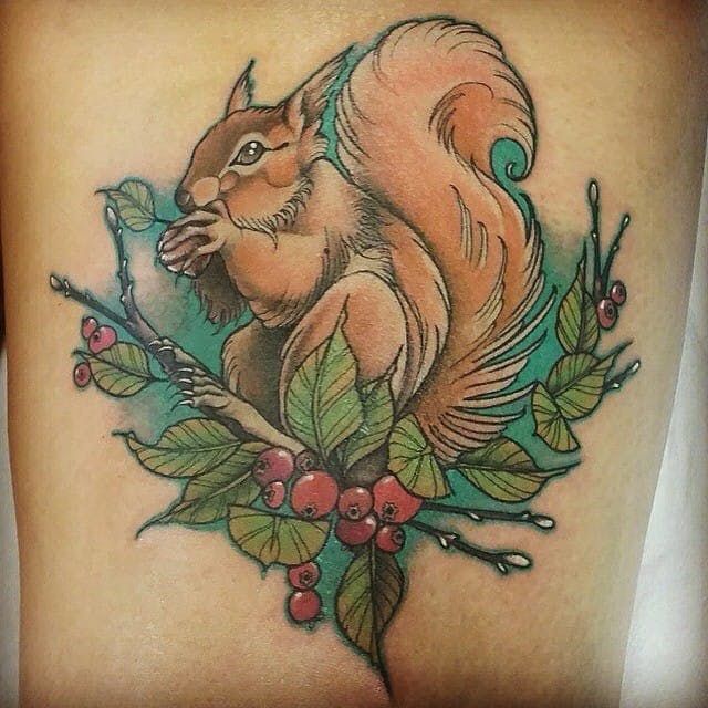 Squirrel Tattoo 174