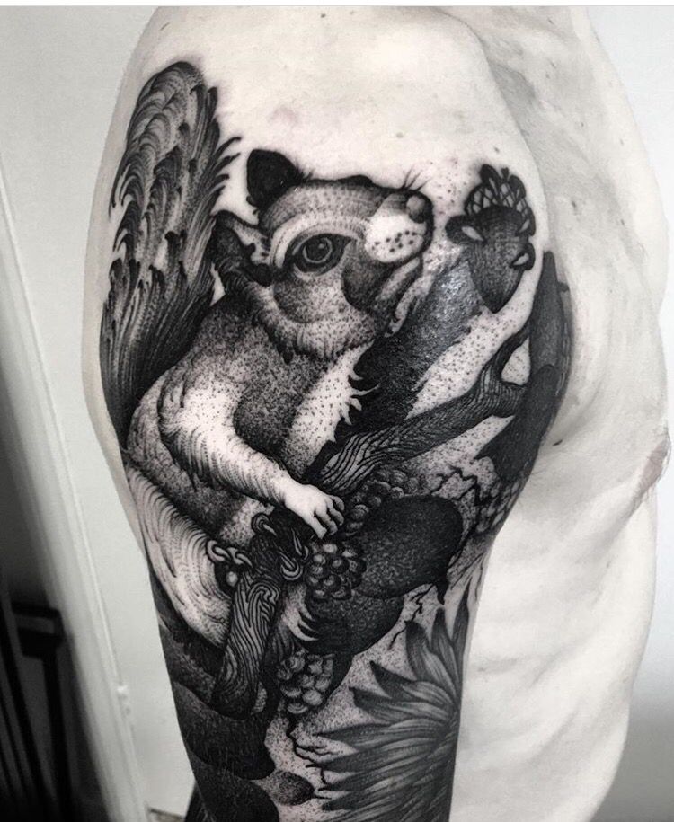Squirrel Tattoo 175