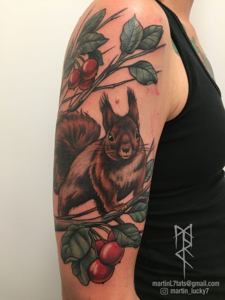 Squirrel Tattoo 179