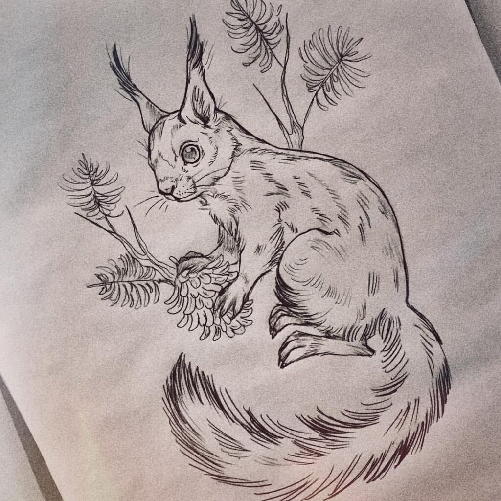 Squirrel Tattoo 185