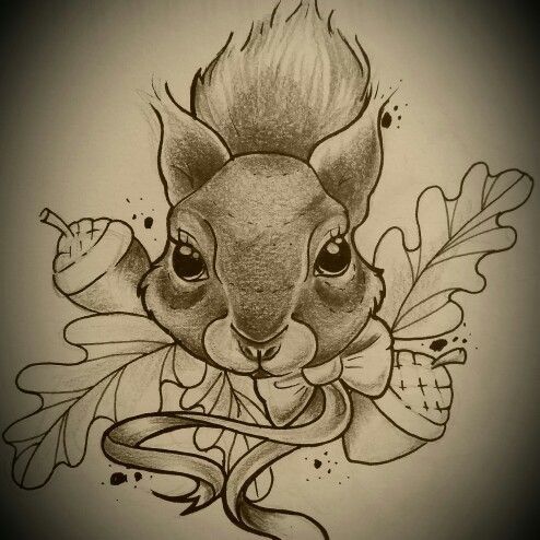 Squirrel Tattoo 199