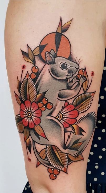 Squirrel Tattoo 2