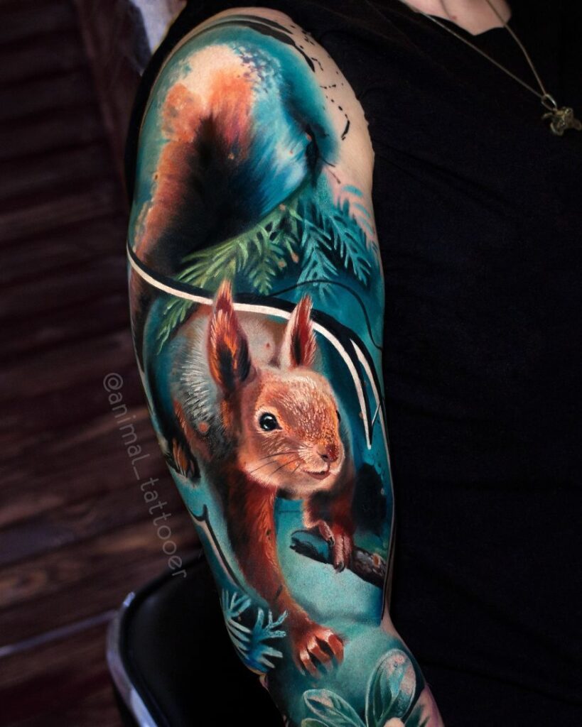 Squirrel Tattoo 24