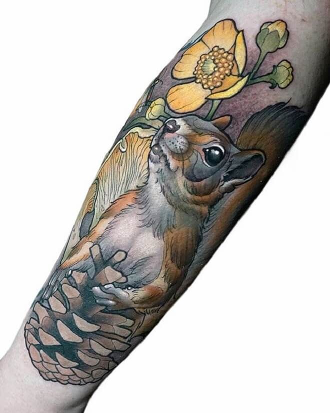 Squirrel Tattoo 44