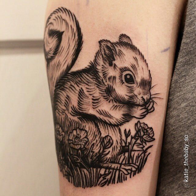 Squirrel Tattoo 48