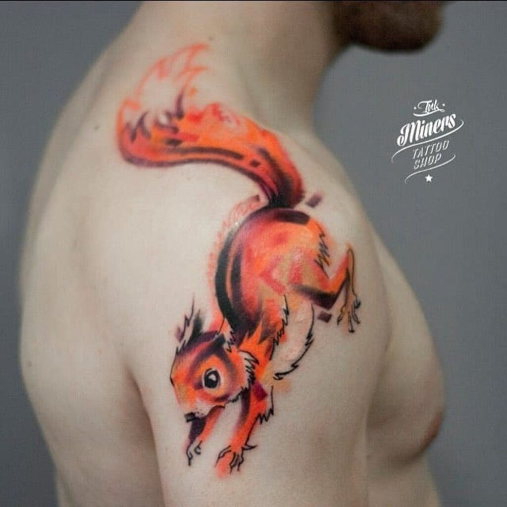 Squirrel Tattoo 66