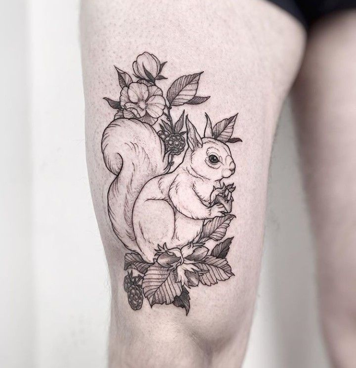 Squirrel Tattoo 82