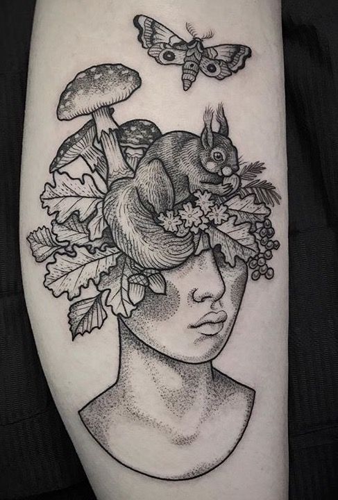 Toplist+ Cute Squirrel Tattoo Designs (2023) 984 Squirrel Tattoo 88