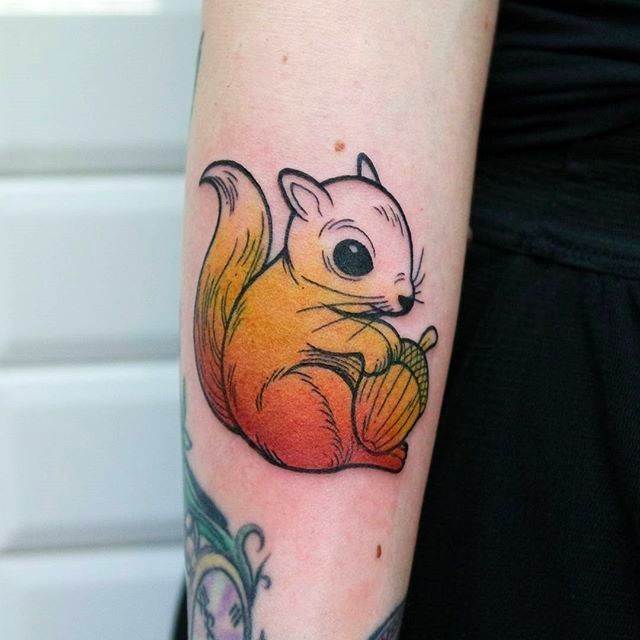 Squirrel Tattoo 91