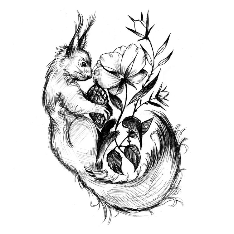 Squirrel Tattoo 95