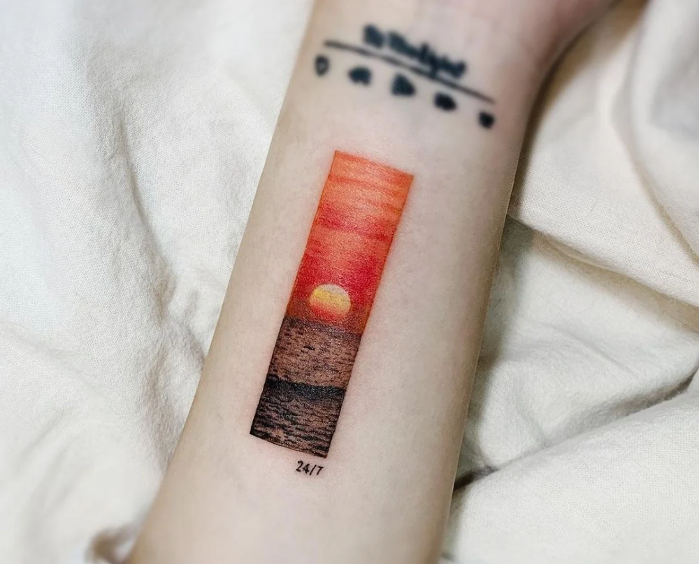 Sunset Tattoo 15
