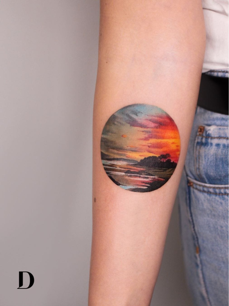 Sunset Tattoo 5