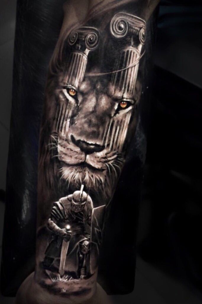 300+ Powerful Warrior Tattoo Designs (2023) 1697 Warrior Tattoo 266