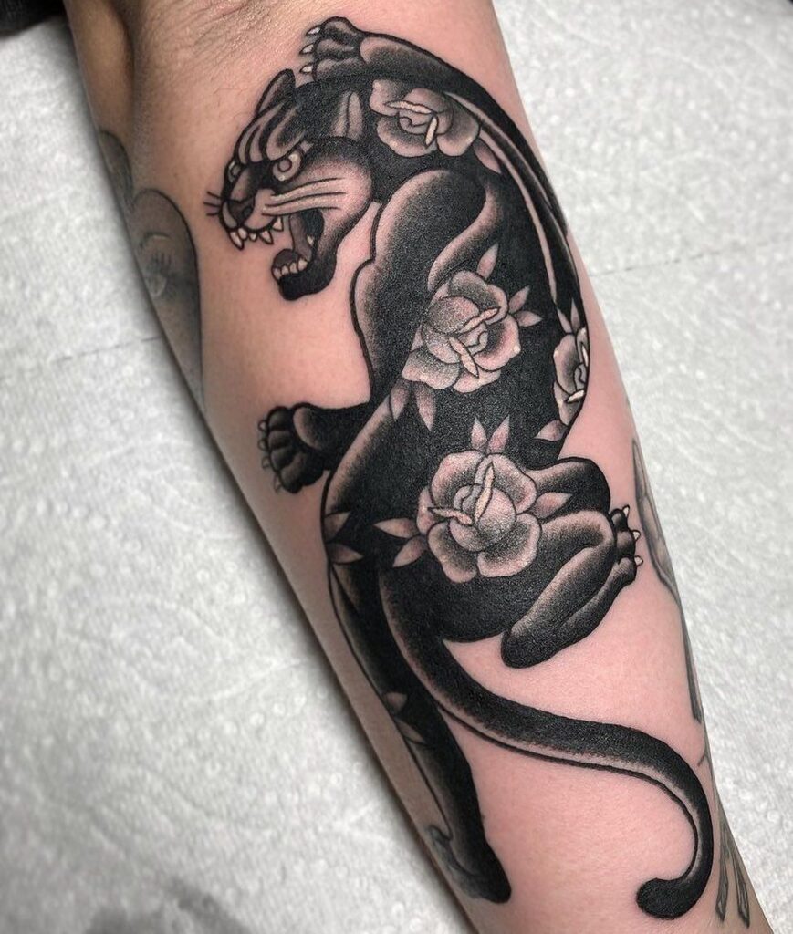 Black Panther Tattoos 157