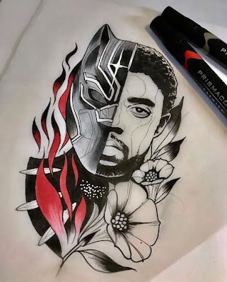 Black Panther Tattoos 40