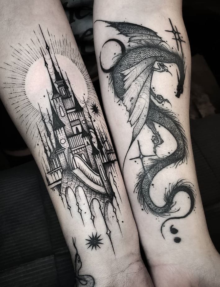 Toplist+ Pretty Black and Grey Tattoo Designs (2023) 1163 Black And Grey Tattoo 201